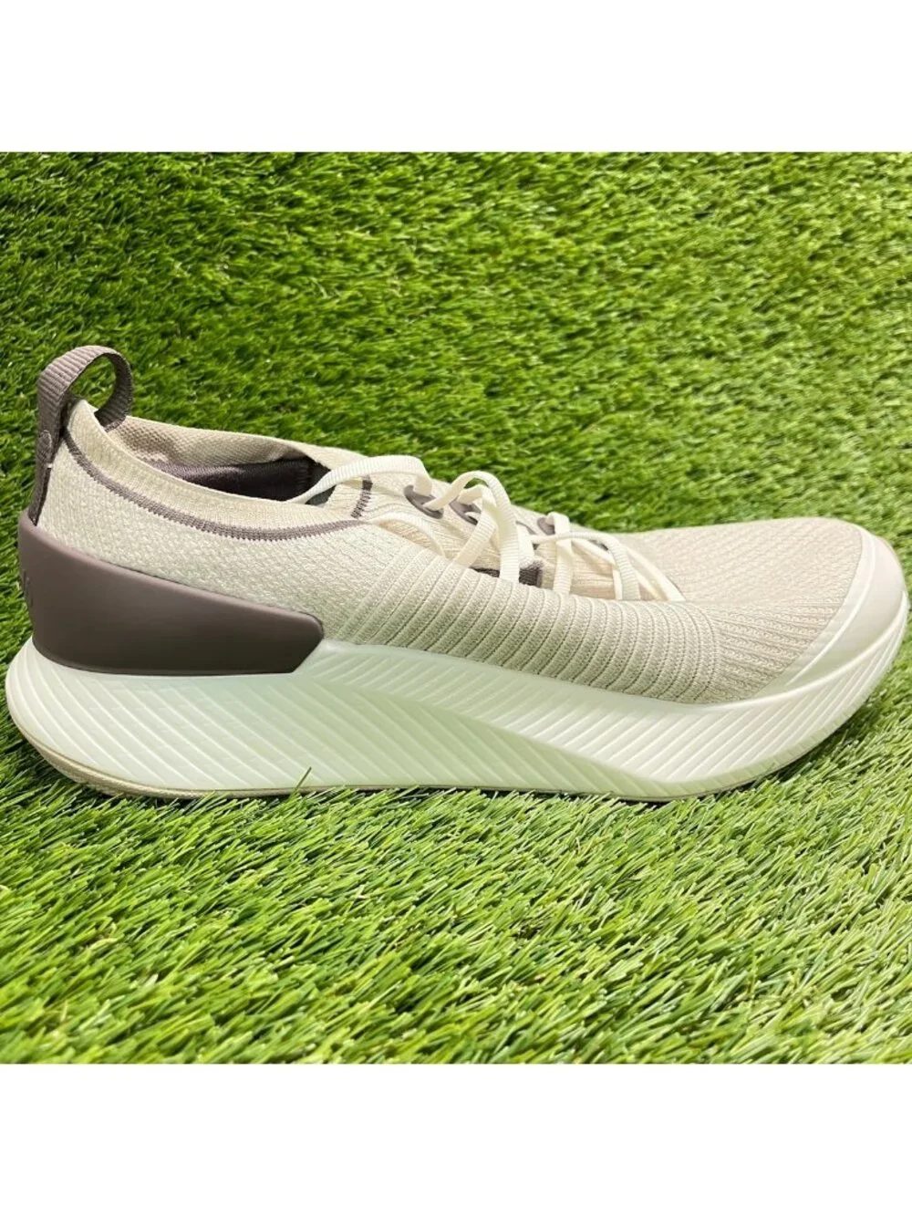 Allbirds Tree Glider Mens Size 12.5 Beige Brown Athletic Running Shoes Sneakers
